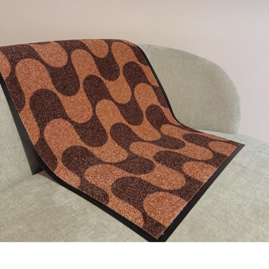 Flow Brown - Custom Size