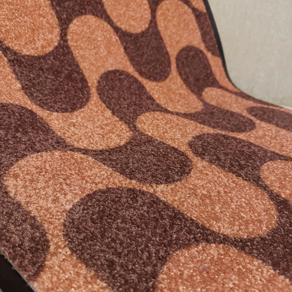 Flow Brown - Custom Size